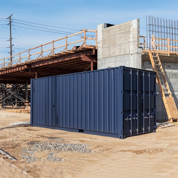 our construction site storage containers feature secure locking mechanisms to keep your items safe